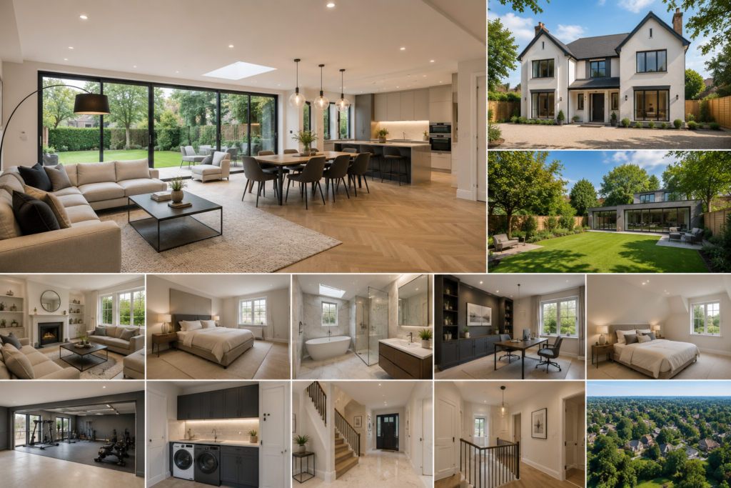 Modern Home Tour Collage