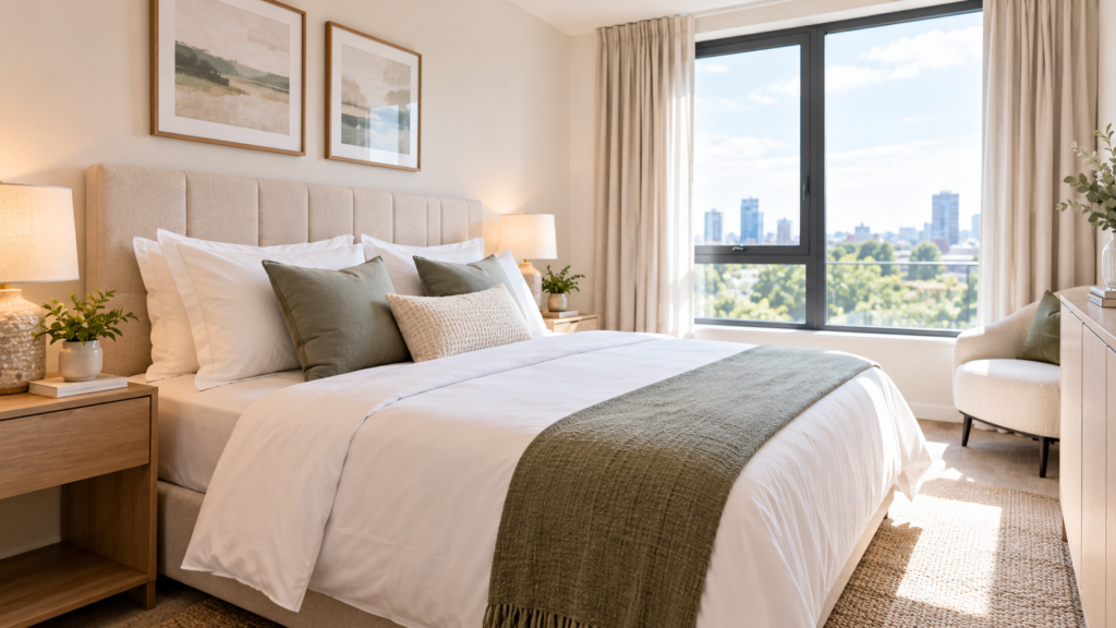 Airy Modern Bedroom Retreat