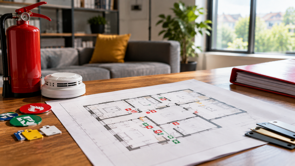 Fire Safety Floor Plan Workspace