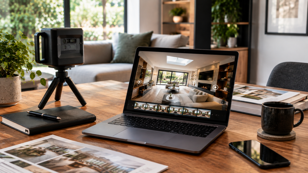 Real Estate Photography Workspace