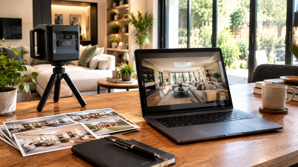 Real Estate Photography Workspace Setup
