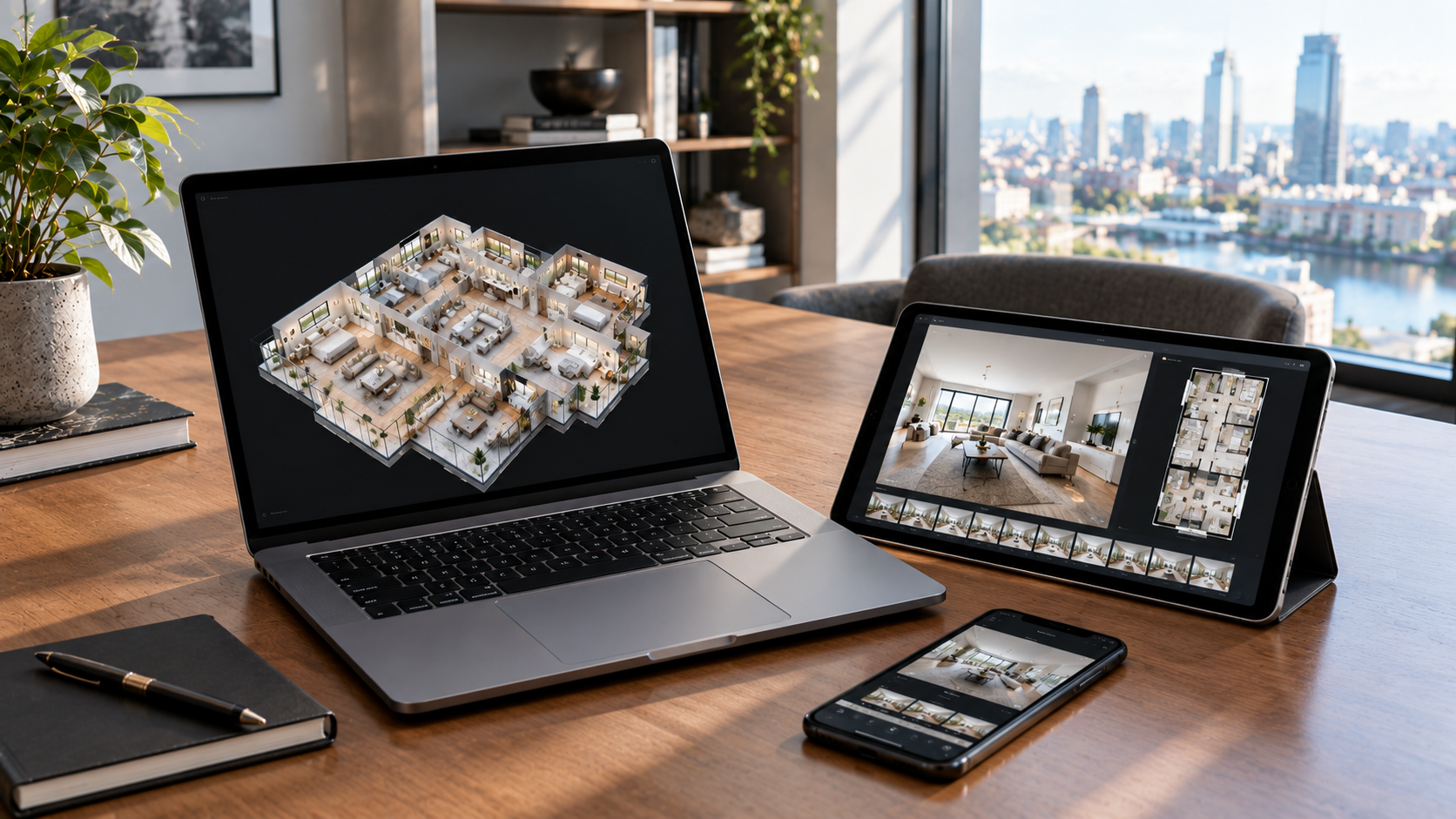 Modern Real Estate Visualization Workspace