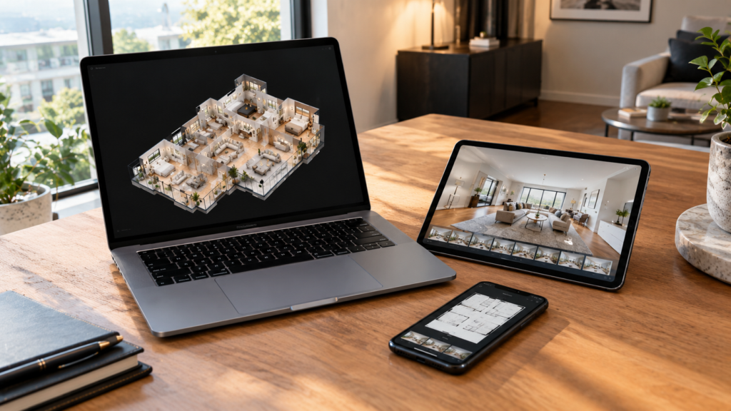 Modern Real Estate Visualization Workspace